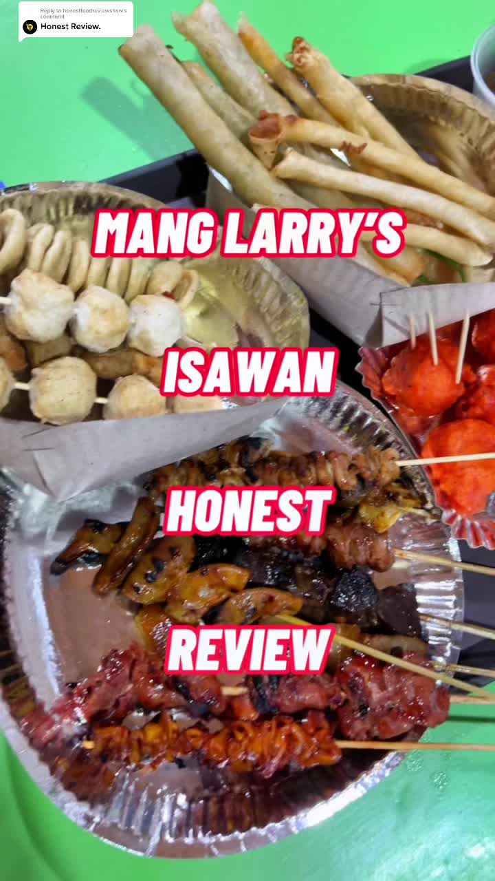 The grill master at work at Mang Larry's